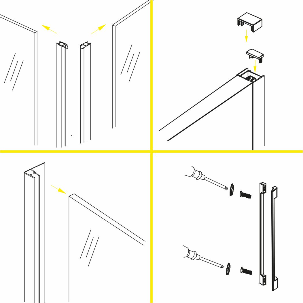 9 Установите уплотнители PVC, магнитные уплотнители, ручку и заглушки профиля.jpg 9 Установите уплотнители PVC, магнитные уплотнители, ручку и заглушки профиля.jpg