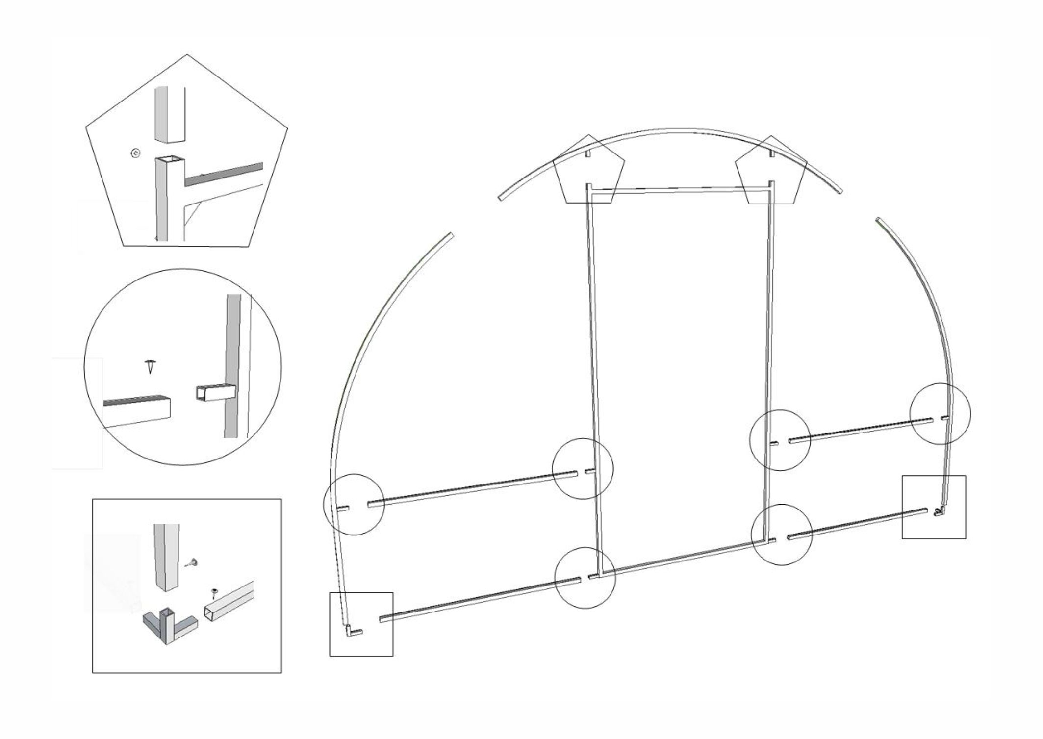 Шаг 1. Соберите глухой торец теплицы..jpg Шаг 1. Соберите глухой торец теплицы..jpg