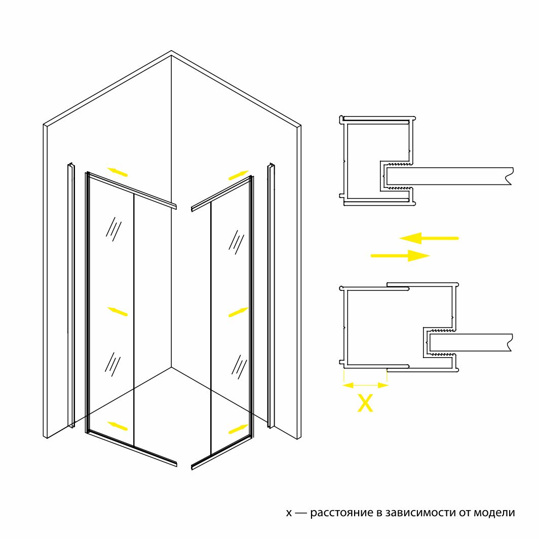 5 Вставьте собранные конструкции в пристенные профили, без фиксации шурупами.jpg 5 Вставьте собранные конструкции в пристенные профили, без фиксации шурупами.jpg