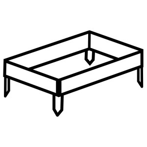 Ограждения для грядок и клумб Ограждения для грядок и клумб